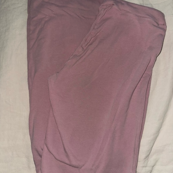 Skims Dusk Pink Cotton Jersey Pants & Top size XS - Picture 5 of 6